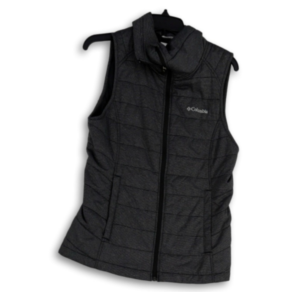 BLACK COLUMBIA PUFFER VEST
